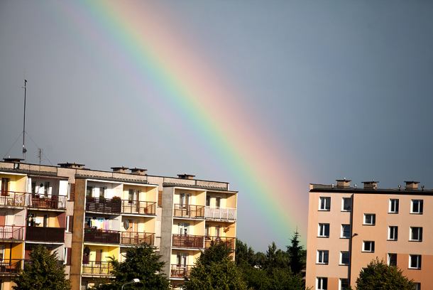 Była burza jest i tęcza. Zobacz zdjęcia 
