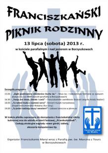 Franciszkański piknik nad jeziorem