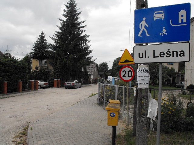 Ulica Leśna do remontu