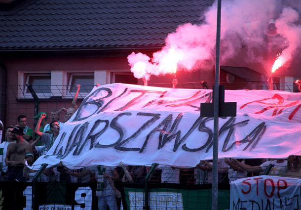 Policja zatrzymała po meczu dwóch kibiców