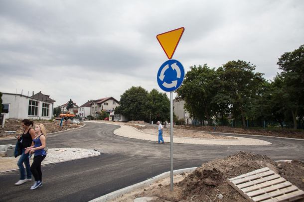 Zmiana organizacji ruchu na rondzie biszkoptowym