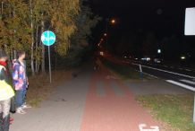 Rowerzysta zderzył się z pieszym
