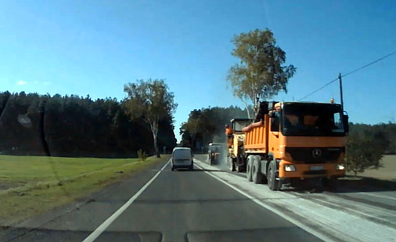 Rozpoczął się remont drogi krajowej nr 22 między Rytlem i Chojnicami WIDEO