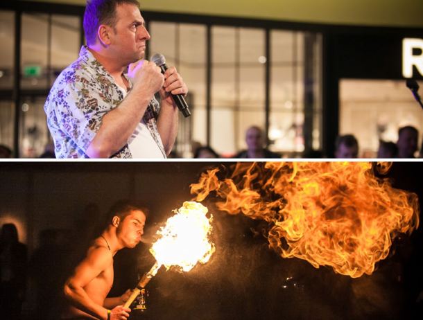 Grzegorz Halama i pokaz tańca z ogniem (FOTOGALERIA) 