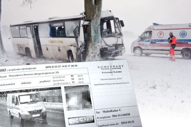 Jechali z wypadku na sygnale. Straż chce dać im mandat (FOTO)