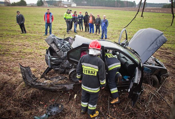  Wypadek na drodze do Nowej Cerkwi. Za kierownicą 15-latek (FOTO)