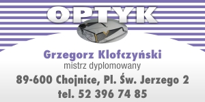Optyk Grzegorz Klofczyński