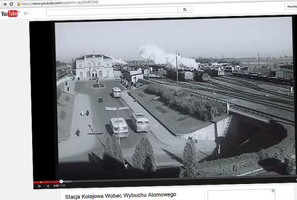 Historyczny film o ćwiczeniach na PKP