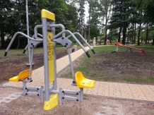 Przy starostwie otwarto siłownię pod gołym niebem