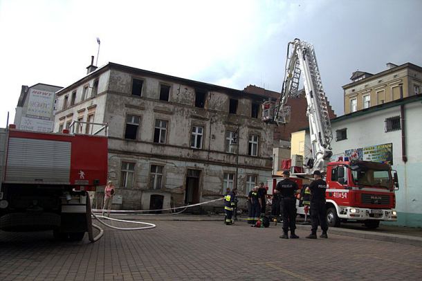 Spalona kamienica w centrum Chojnic będzie wyburzona