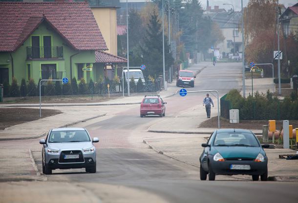 Ulice Asnyka i Leśmiana w Chojnicach po pierwszym odbiorze