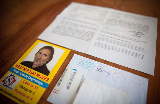 Kampania wyborcza prezesa jednego z ogrodów działkowych w Chojnicach