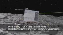 Sonda Philae wylądowała na powierzchni komety 67P Czuriumow-Gierasimienko