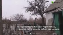 Fotoreporter o włos od śmierci w Donbasie. Nagrał moment, gdy strzelał do niego snajper