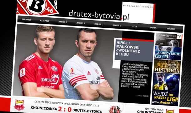 Dwóch piłkarzy Drutex Bytovii Bytów pijanych na treningu