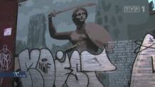 Wandale zniszczyli mural pamięci Powstania Warszawskiego w Nowym Jorku