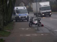 16-latek kierujący motorowerem poszkodowany w wypadku w Kościerzynie