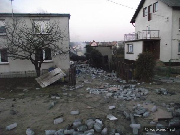 Wybuch chemikaliów w Dziemianach (FOTO)