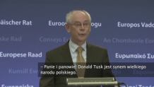 Herman van Rompuy przekazał Donaldowi Tuskowi klucz do bram Europy