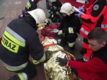 Ćwiczenia w Kościerzynie. Symulacja katastrofy drogowej (FOTO)