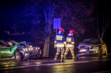Zderzenie dwóch samochodów osobowych (FOTO)