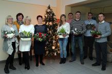 Zwycięzcy licytacji odebrali świąteczne stroiki (FOTO)