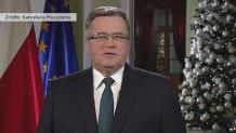Bronisław Komorowski wygłosił noworoczne orędzie do Polaków