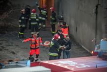 28-latek zabarykadował się w mieszkaniu w Chojnicach (FOTO, WIDEO)
