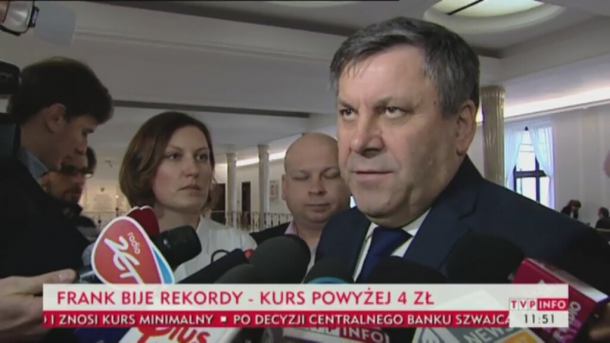 Wicepremier o wzroście cen franka: To przejściowe