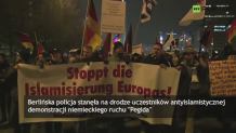 Wieczorne demonstracje w Berlinie. Policja zapobiegła starciom