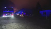 Wielki pożar w zakładzie przetwórstwa paliw pod Bełchatowem. Jedna osoba ranna