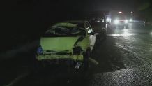 Karambol na A4. Zderzyło się sześć samochodów, trzy osoby zostały ranne