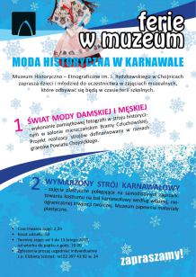 Ferie w muzeum: moda historyczna w karnawale