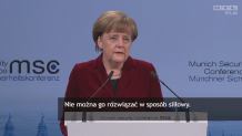 Angela Merkel: Konfliktu na Ukrainie nie da się rozwiązać siłowo