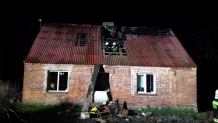 Pożar we Włościborzu k/Sępólna Krajeńskiego