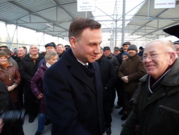 Andrzej Duda w Sępólnie (FOTO)