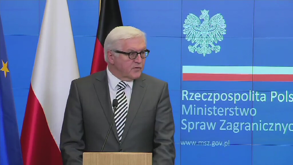Spotkanie szefów dyplomacji Niemiec i Polski w Warszawie. ´Znów na Ukrainie umierają ludzie´