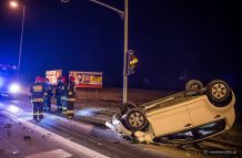 Wypadek na drodze do Charzyków. Trzy osoby poszkodowane (FOTO)