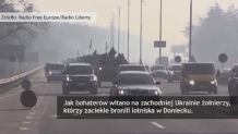 Witano ich jak bohaterów. Powrót żołnierzy, którzy bronili lotniska w Doniecku
