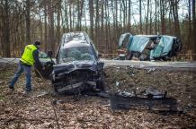 Pięć osób rannych w wypadku na DK 25 (FOTO, WIDEO)