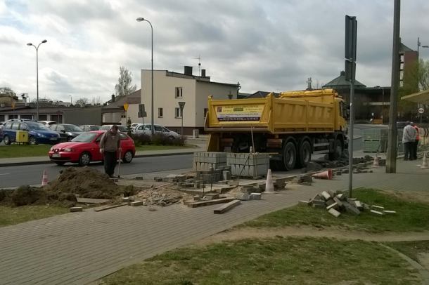 Ruszyła przebudowa odcinka ulicy Jana Pawła II w Chojnicach
