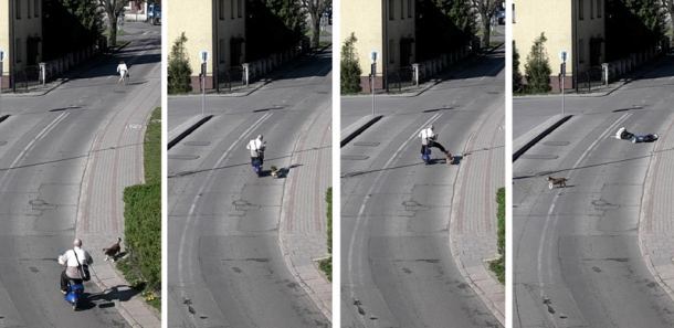 Nieszczęśliwy wypadek na skuterze elektrycznym