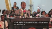 Światowa Organizacja Zdrowia: Koniec epidemii wirusa ebola w Liberii