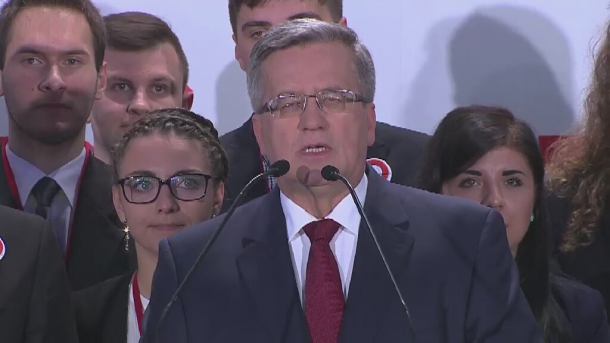 B. Komorowski: Nie udało się tym razem. Gratuluję Andrzejowi Dudzie i życzę udanej prezydentury