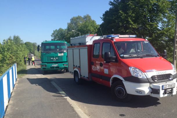 25-letnia kobieta potrącona przez samochód ciężarowy