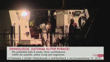 Zatonął kuter. Nie udało się znaleźć jednego rybaka