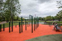 Plac do street workout´u w Chojnicach gotowy