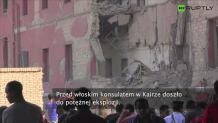 Eksplozja przed konsulatem Włoch w Kairze. Państwo Islamskie przyznało się do zamachu