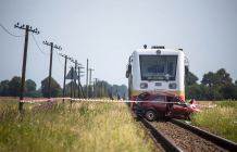 Śmiertelny wypadek na przejeździe kolejowym
