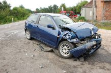 Pijany mężczyzna spowodował wypadek 